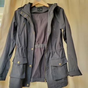 Eden Society - Holly Contrast Hood Cargo Jacket XS Dark Gray